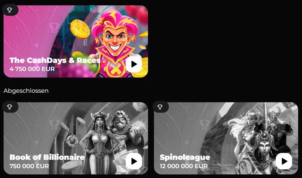 Slotornado Casino Turniere – Wöchentliche Slot Turniere mit großen Preispools und Ranglisten für deutsche Spieler